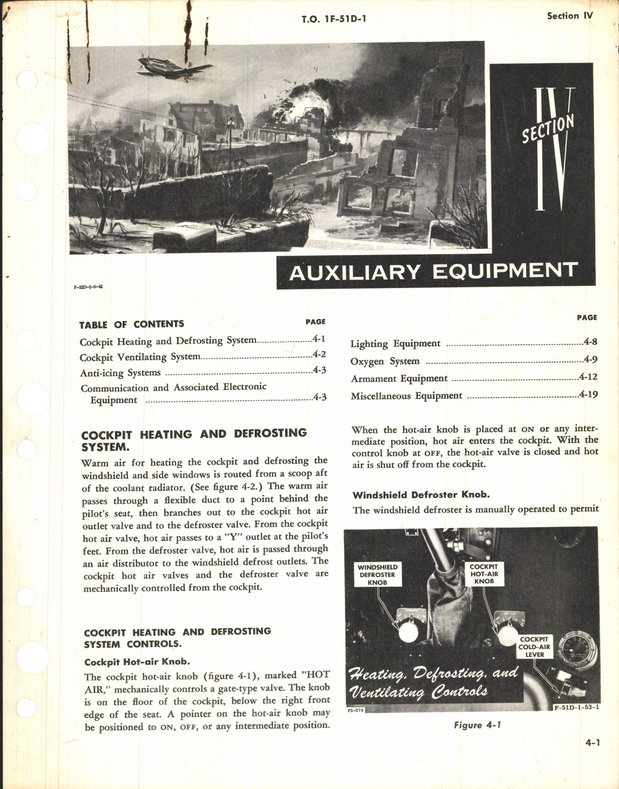 Sample page 1 from AirCorps Library document: Pilot's Flight Instructions for F-51D