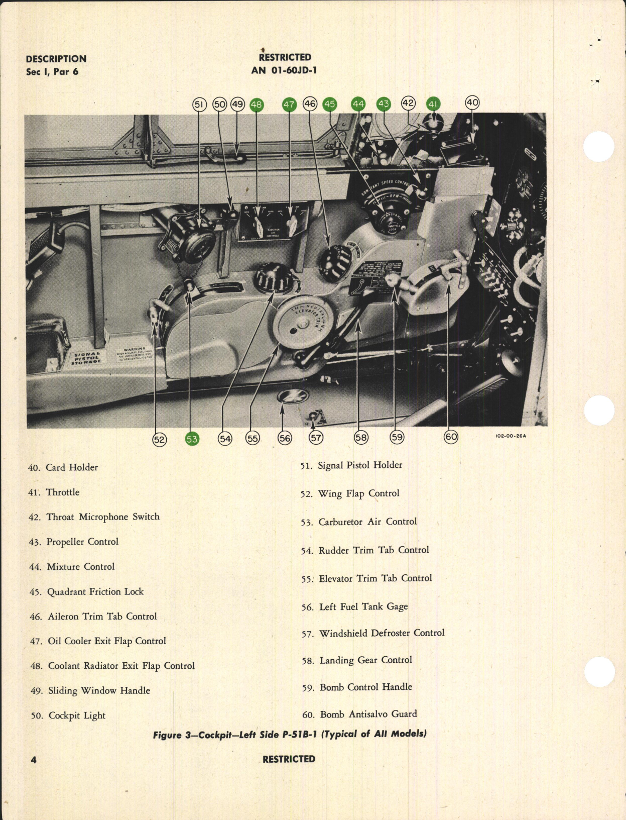 Sample page 8 from AirCorps Library document: Pilot's Flight Operating Instructions for P-51