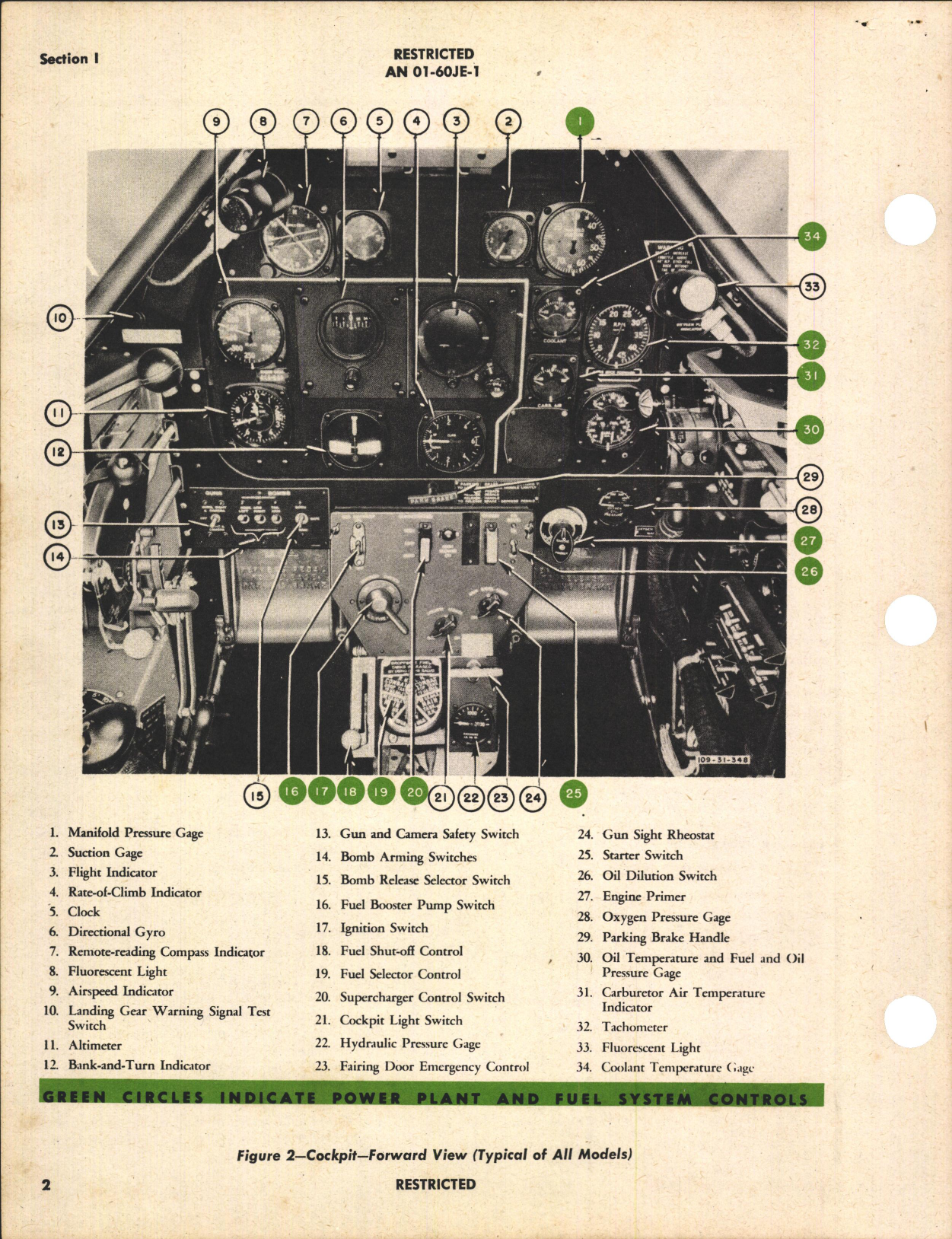 Sample page 6 from AirCorps Library document: Pilot's Flight Operating Instructions for P-51D and K