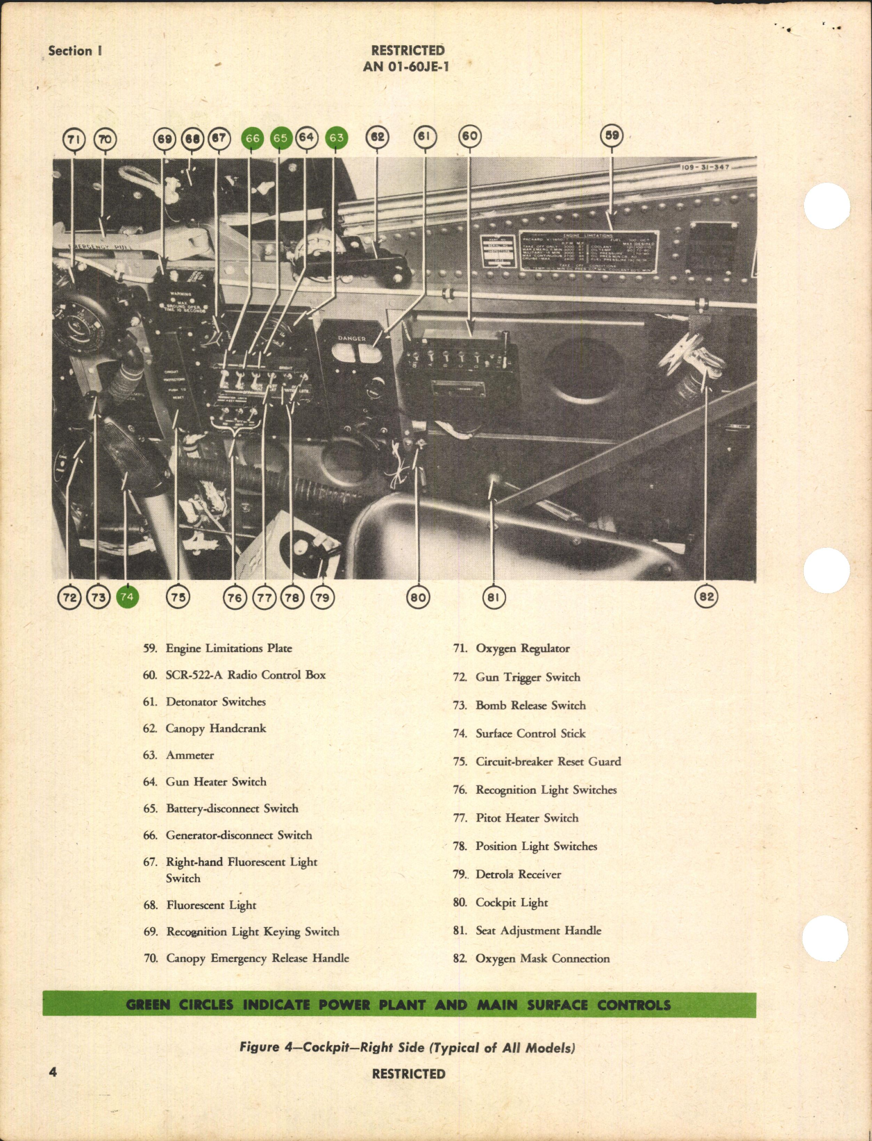 Sample page 8 from AirCorps Library document: Pilot's Flight Operating Instructions for P-51D and K