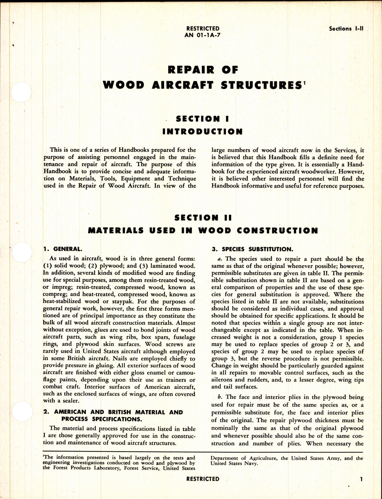 Sample page 7 from AirCorps Library document: Repair of Wood Aircraft Structures