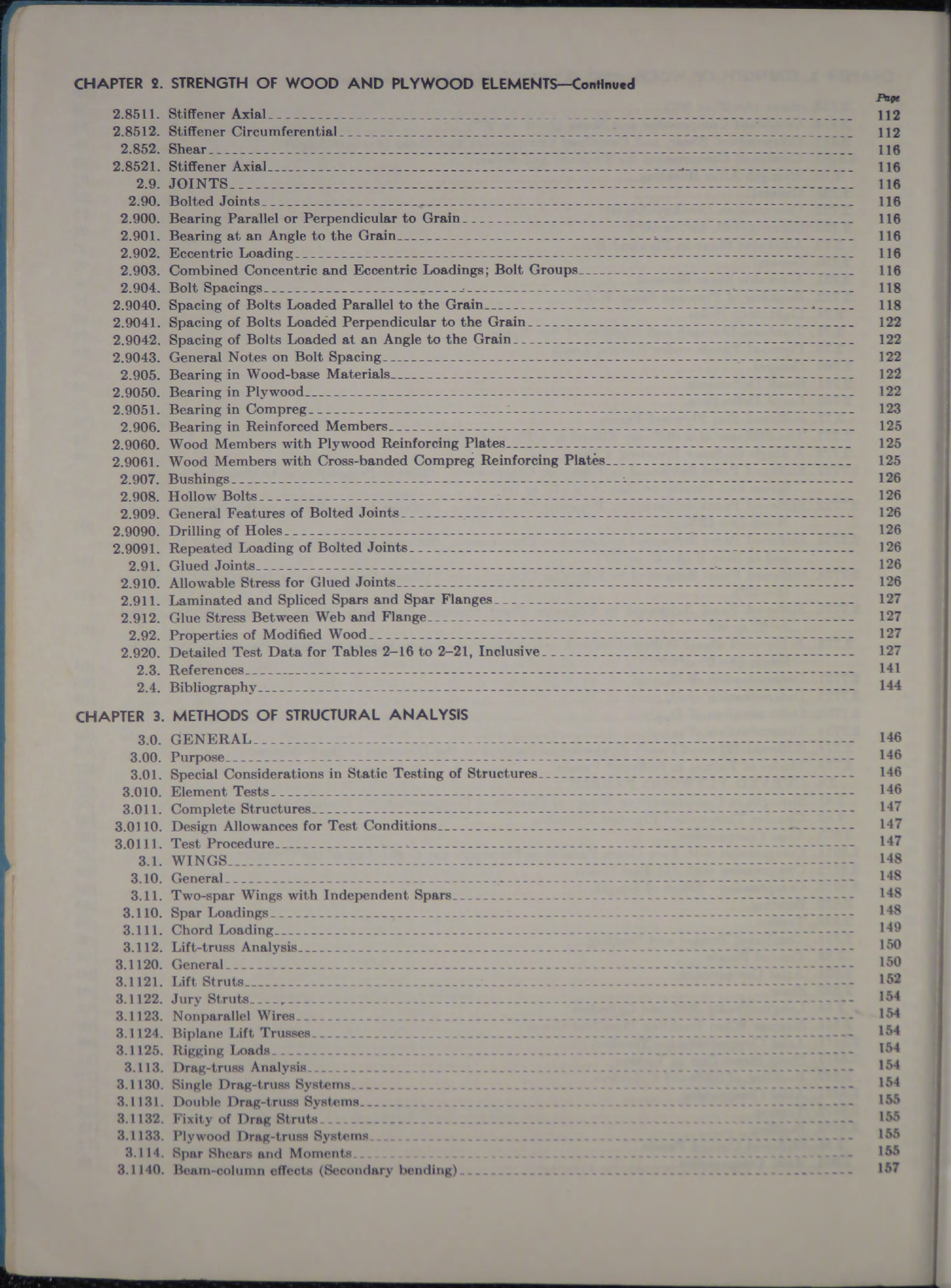 Sample page 8 from AirCorps Library document: Design of Wood Aircraft Structures