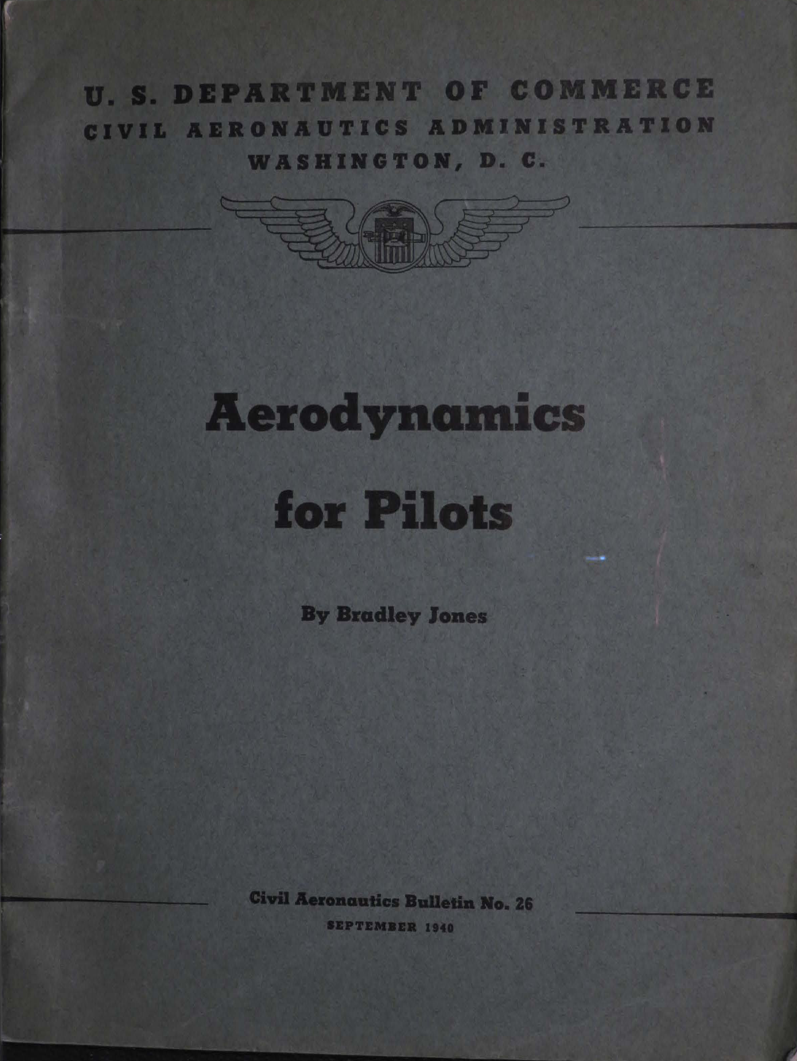 Sample page 1 from AirCorps Library document: Aerodynamics for Pilots