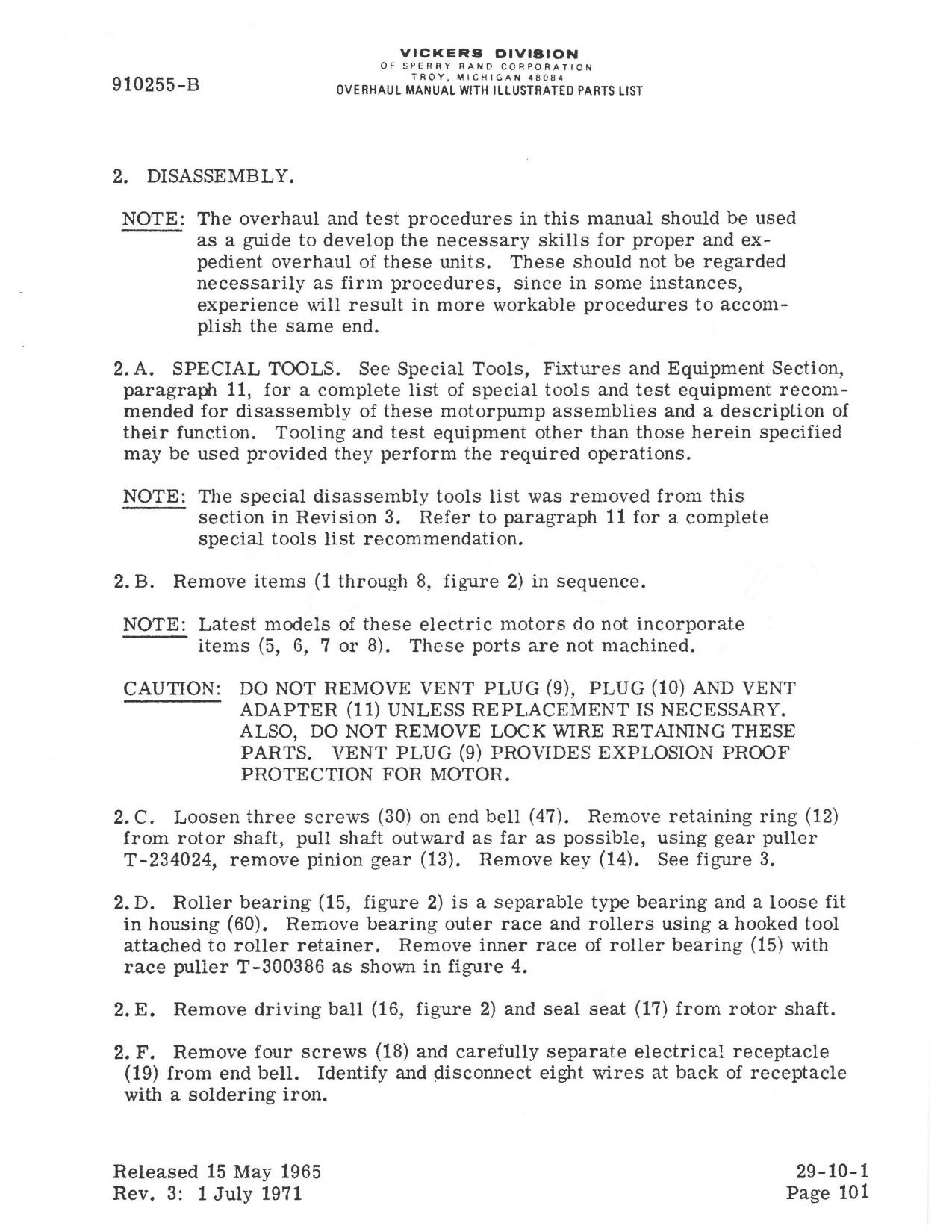 Sample page 9 from AirCorps Library document: Repair & Overhaul Manual for Electric Motor AS-19593 & -A Rev. 3