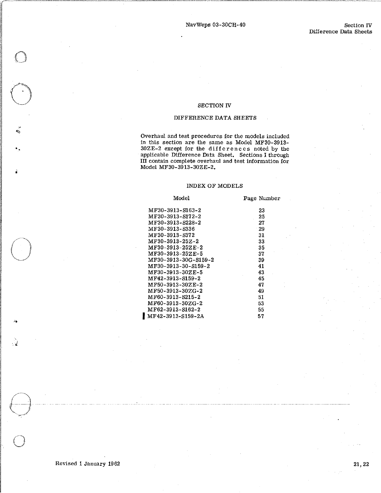 Sample page 5 from AirCorps Library document: Overhaul Instructions for Hydraulic Motor Assembly