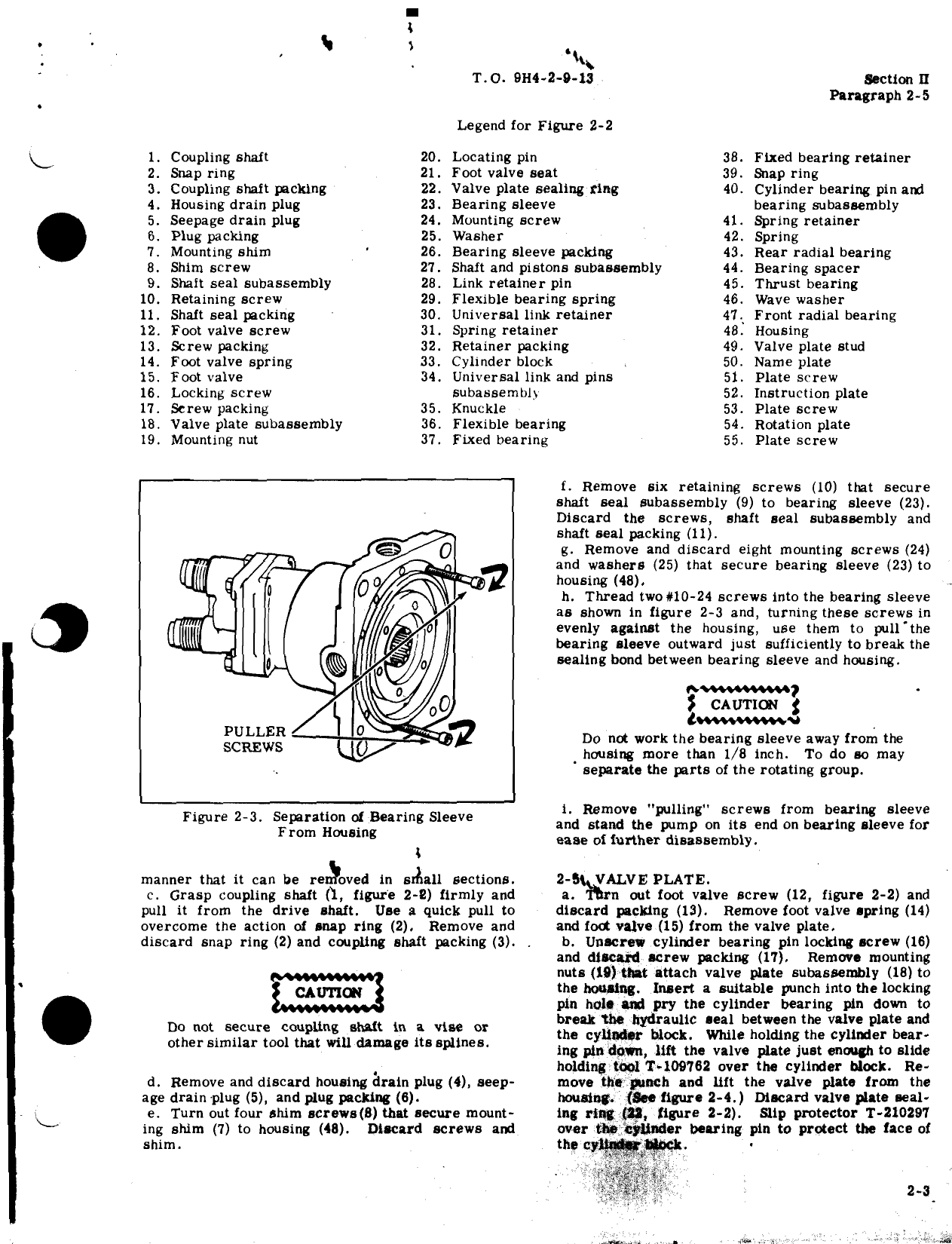 Sample page 7 from AirCorps Library document: Overhaul Manual for Constant Displacement Hydraulic Pump Assembly PF-3911 Series
