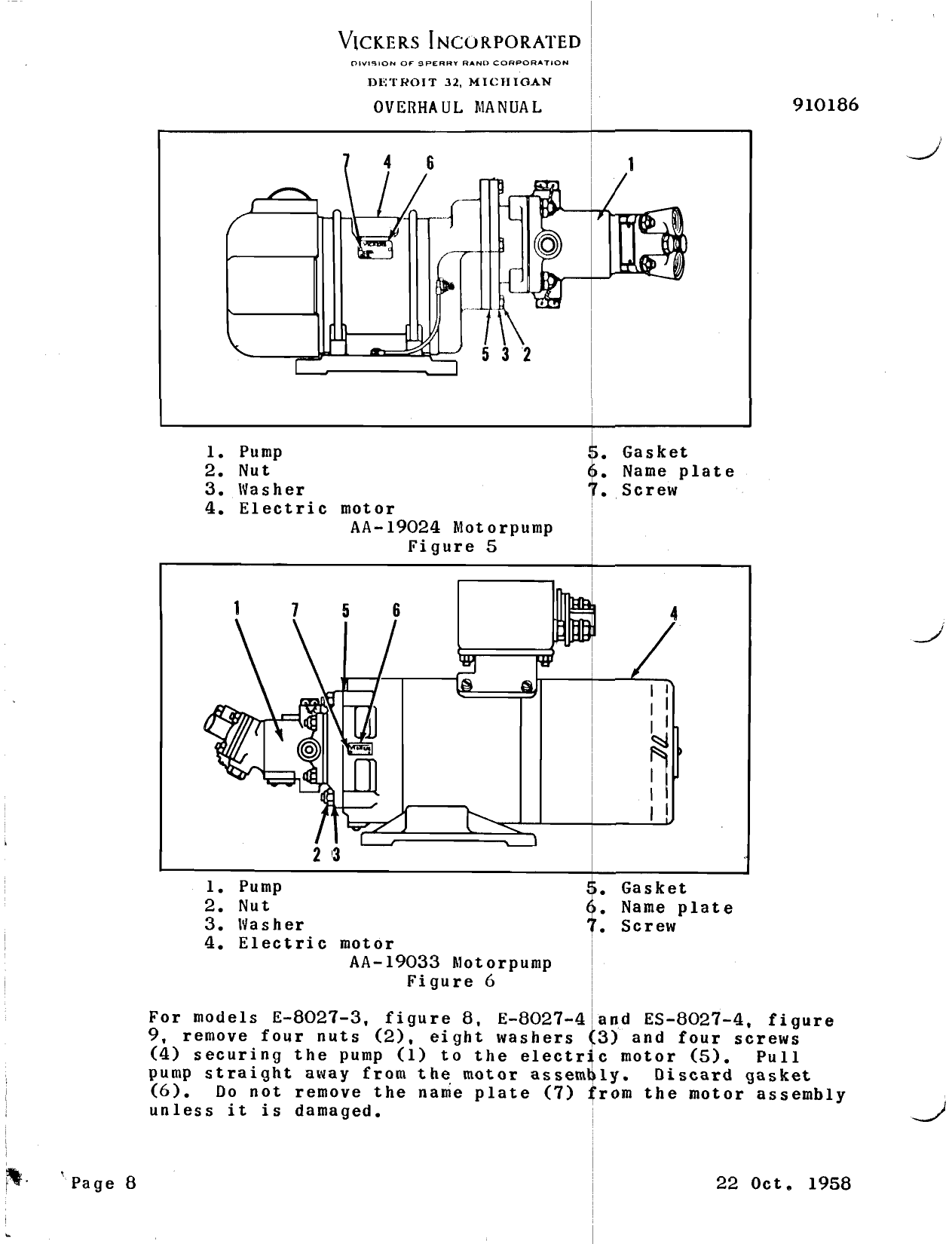 Sample page 9 from AirCorps Library document: Overhaul Manual for PN-3906-2 & PF-3906-2 Constant Displacement Hydraulic Pumps