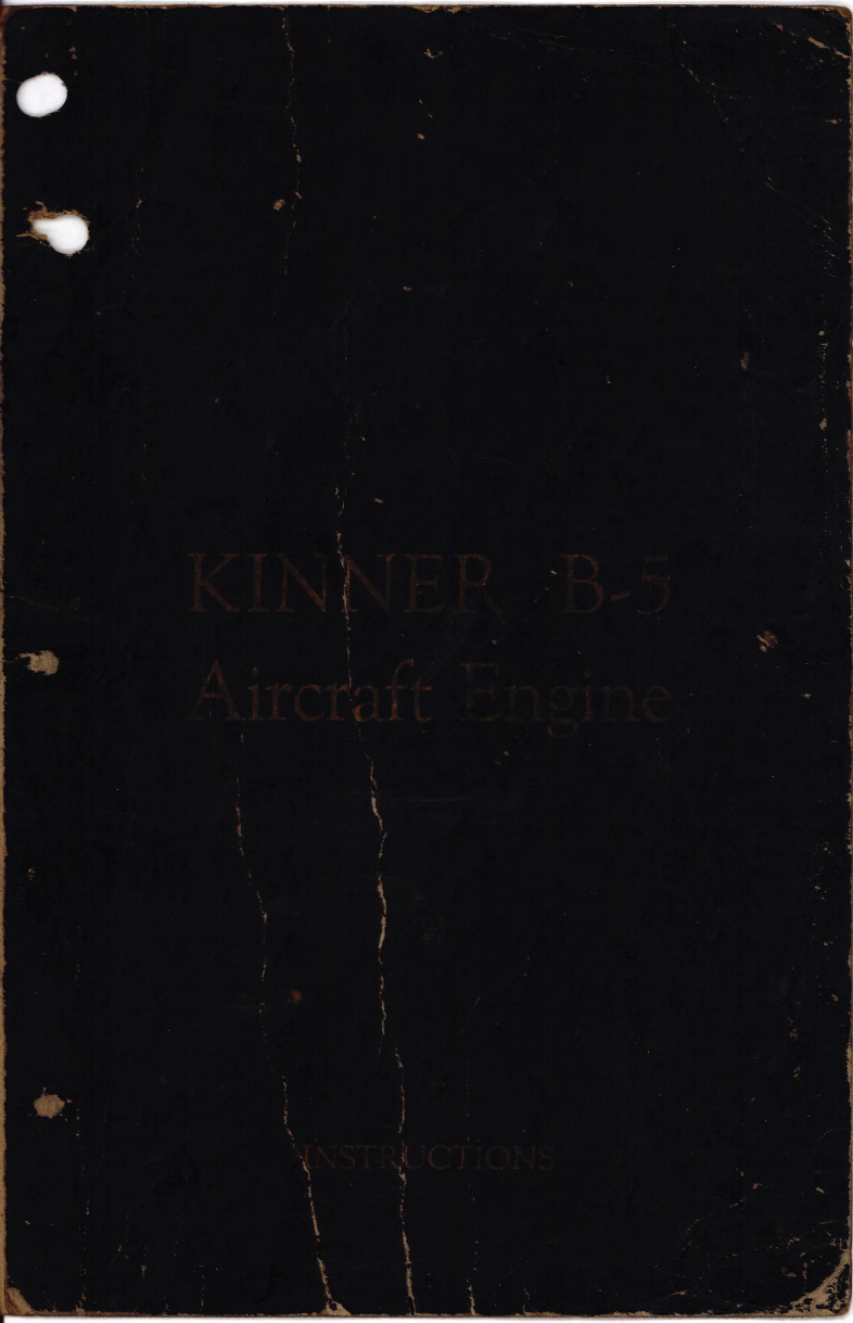 Sample page 1 from AirCorps Library document: Care & Operation of Kinner B-5 Radial Engine