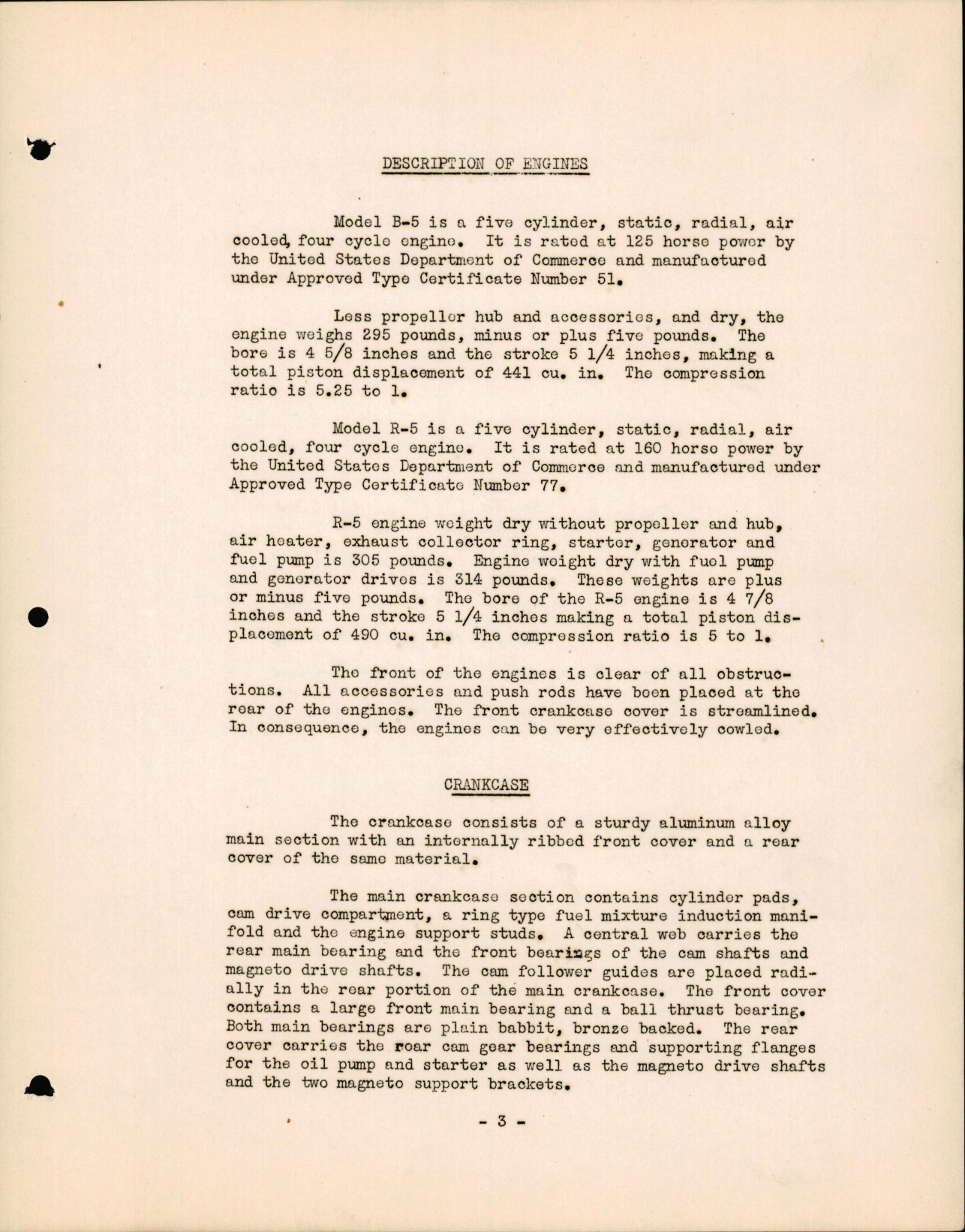Sample page 7 from AirCorps Library document: Instructions for Kinner B-5 and R-5 Engines