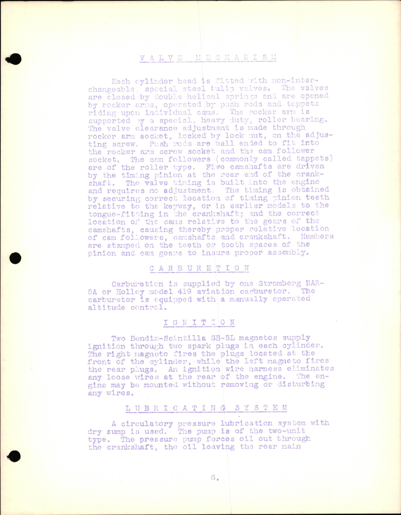 Sample page 9 from AirCorps Library document: Instructions for Operation & Maintenance of Kinner K-5 Series 2 Engines