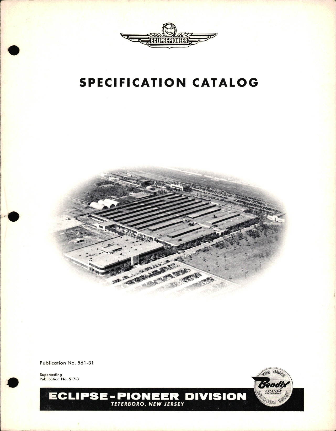 Sample page 1 from AirCorps Library document: Specification Catalog