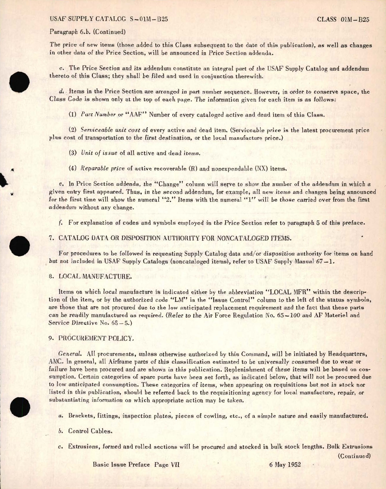Sample page 9 from AirCorps Library document: Parts for North American B-25 Aircraft