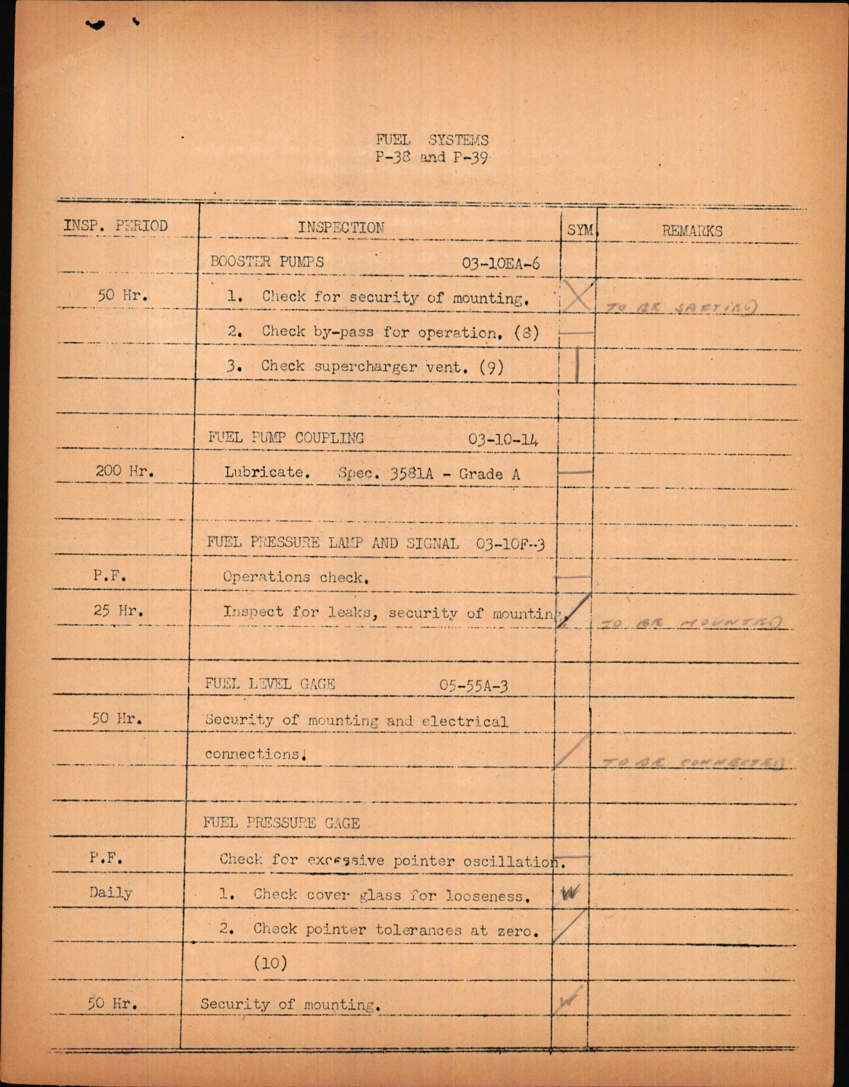 Sample page 7 from AirCorps Library document: Maintenance and Inspection Record for Airplane Engine Fuel, Oil and Induction Systems