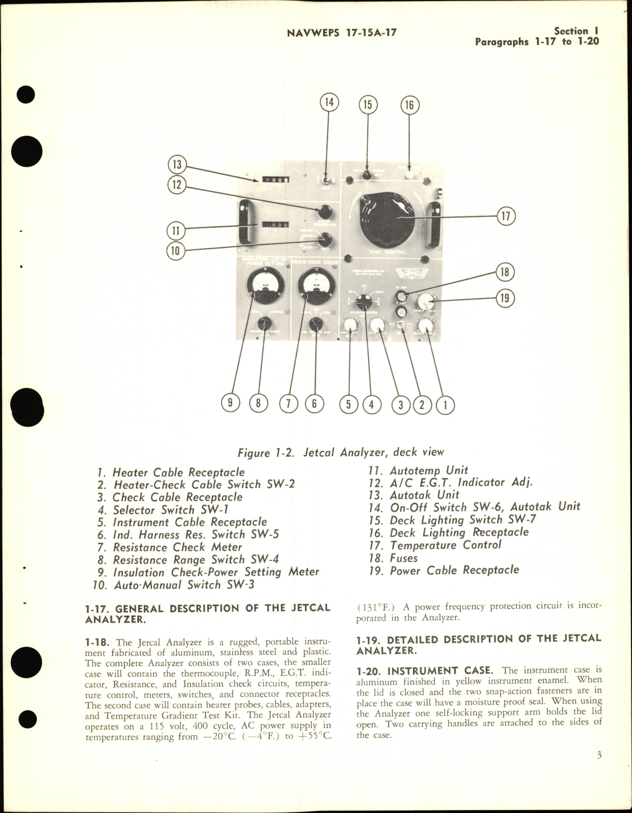 Sample page 9 from AirCorps Library document: Operation, Service, &  Overhaul Instructions with Illustrated Parts Breakdown for Jetcal Analyzer Model BH109C