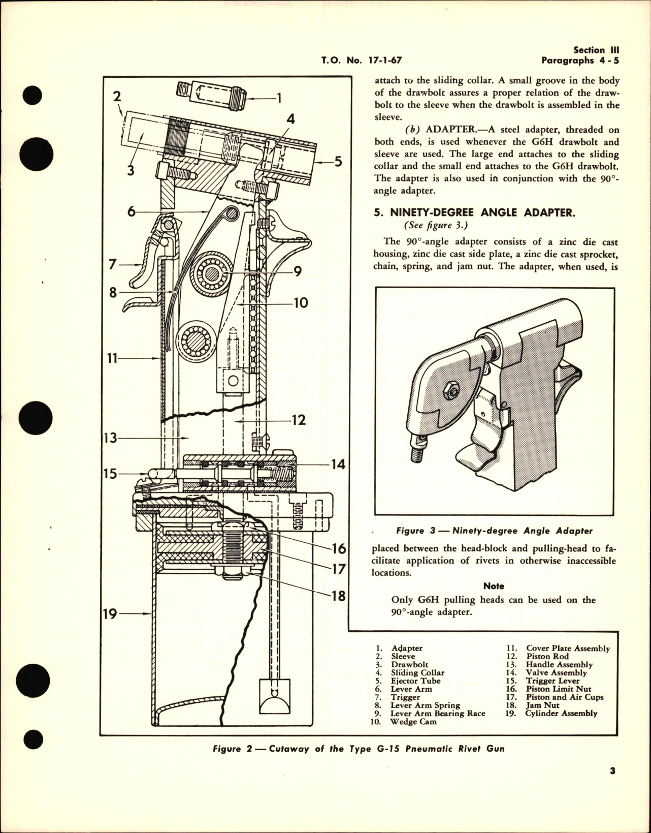 Sample page 7 from AirCorps Library document: Instructions with Parts Catalog for Type G-15 Pneumatic Rivet Gun