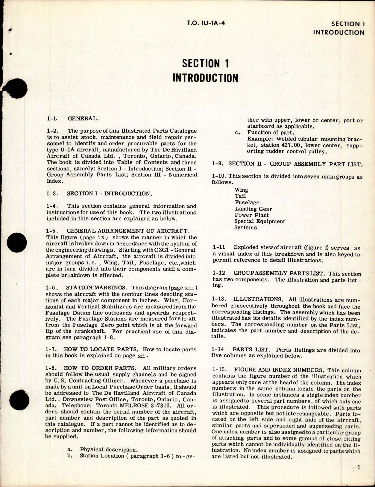 Sample page 7 from AirCorps Library document: Illustrated Parts Breakdown for YU-1 and U-1A