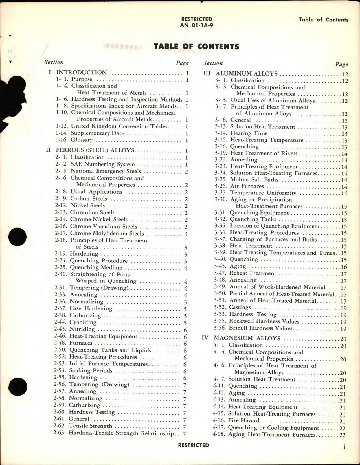 Sample page 7 from AirCorps Library document:  United States and British Commonwealth of Nations Aircraft Metals