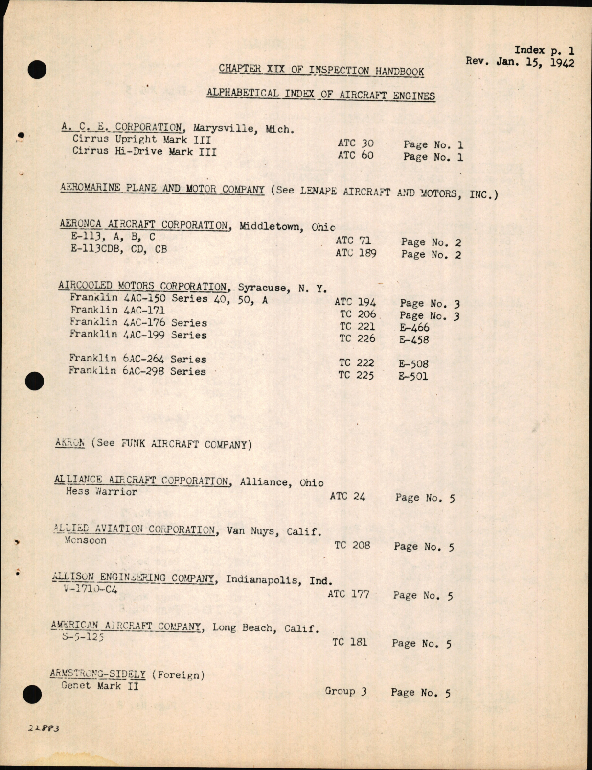 Sample page 5 from AirCorps Library document: Inspection Handbook for Aircraft Engines