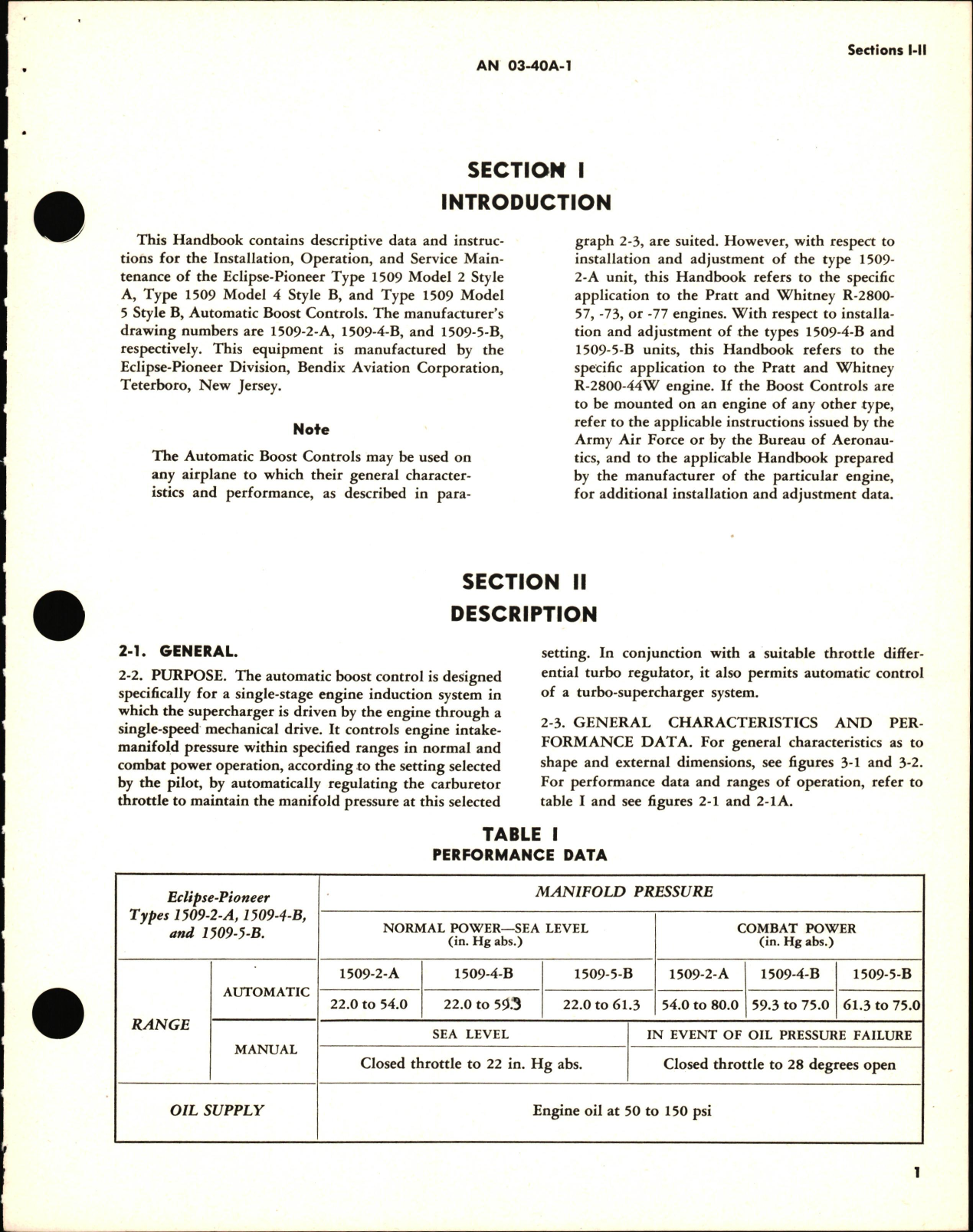 Sample page 7 from AirCorps Library document: Operation & Service Instructions for Automatic Boost Control Types 1509-2-A, -4-B, & -5-B 