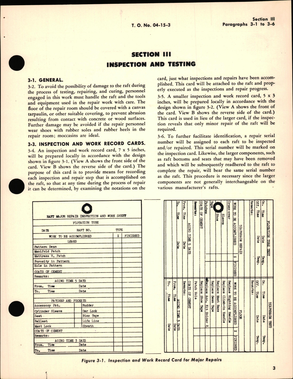 Sample page 7 from AirCorps Library document: Instructions for Life Raft Repair