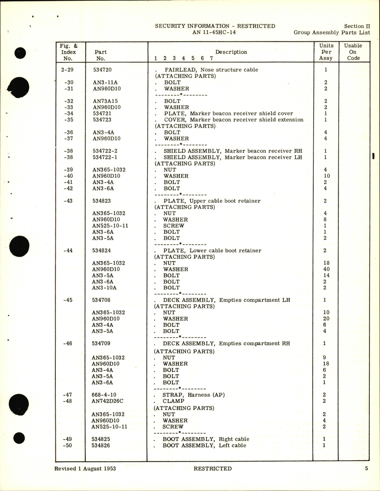 Sample page 5 from AirCorps Library document: Illustrated Parts Breakdown for Aircraft Gun Turret Aero 9B-1