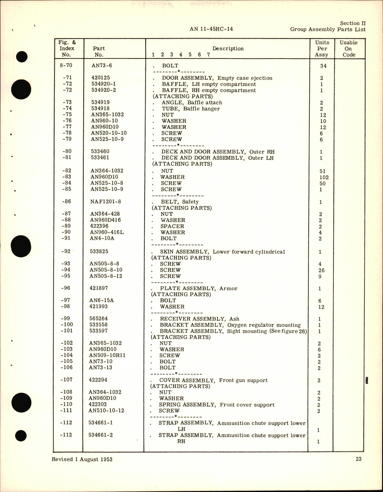 Sample page 9 from AirCorps Library document: Illustrated Parts Breakdown for Aircraft Gun Turret Aero 9B-1