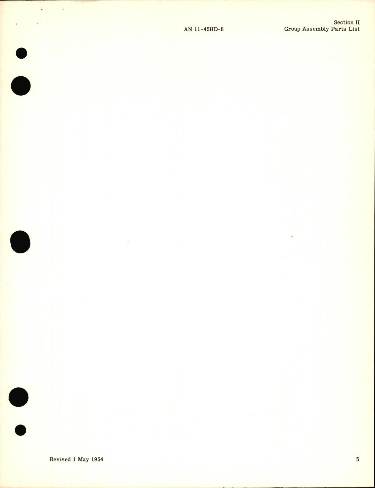 Sample page 5 from AirCorps Library document: Parts Catalog for Aircraft Gun Turret Aero 11D & 11D-1
