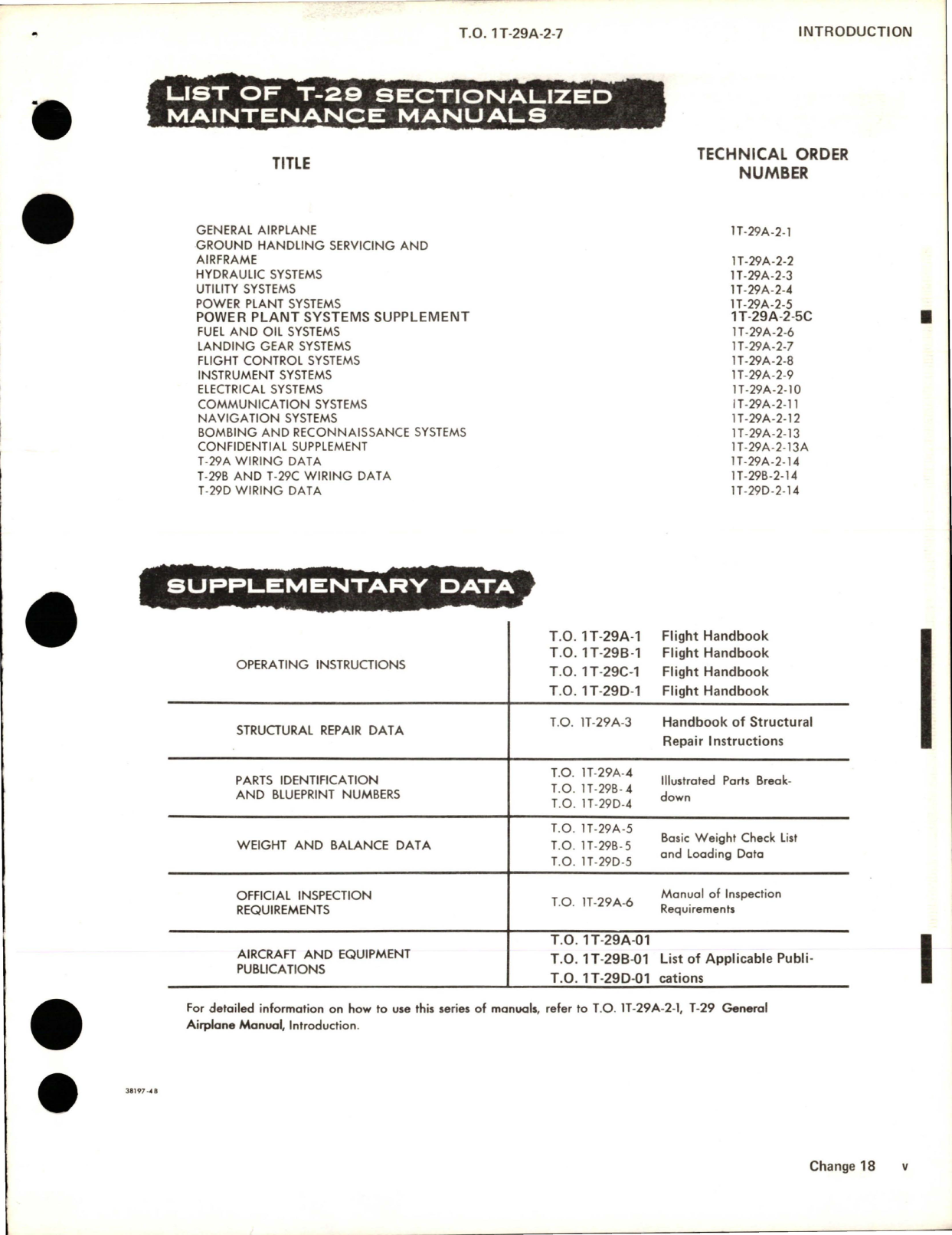 Sample page 7 from AirCorps Library document: Maintenance Instructions for Landing Gear Systems for T-29A, T-29B, T-29C and T-29A