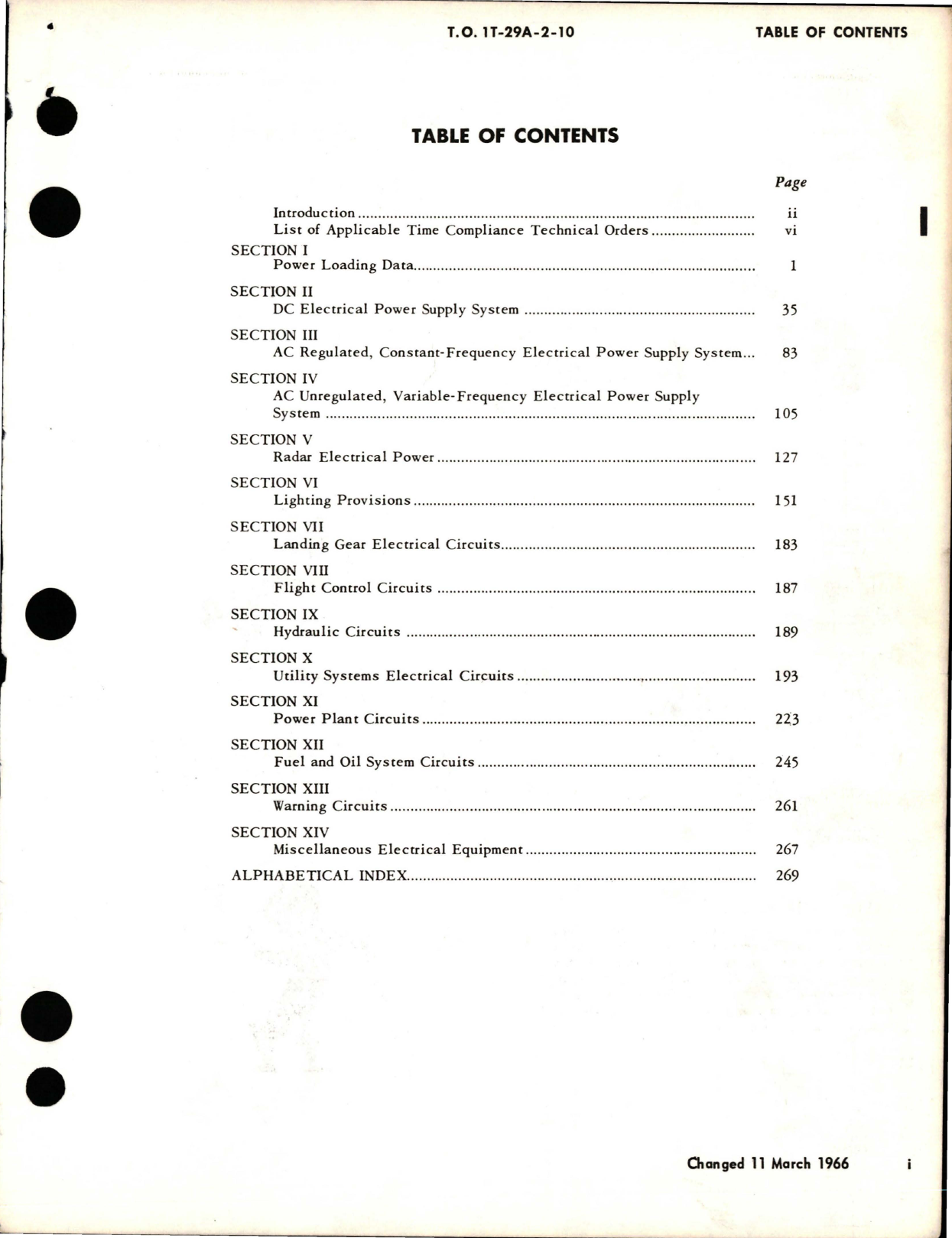 Sample page 5 from AirCorps Library document: Maintenance for Electrical Systems - T-29A, T-29B, T-29C and T-29D