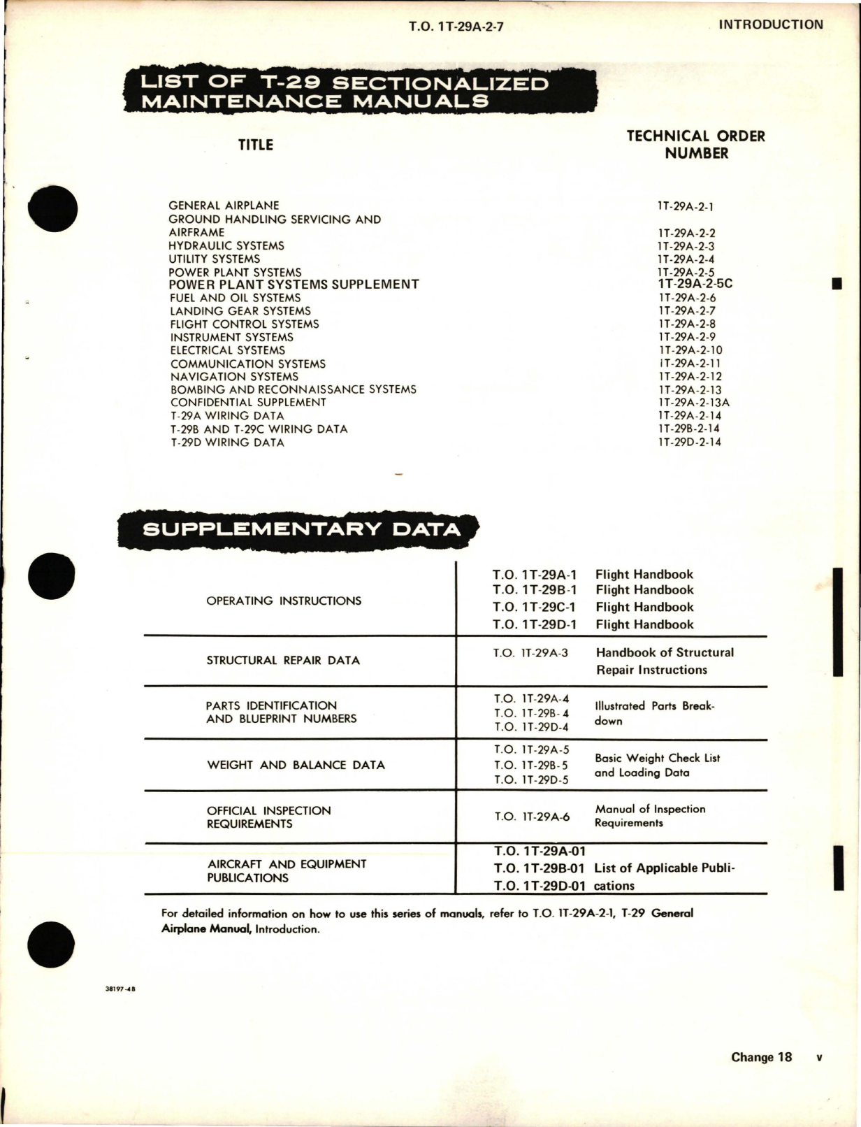 Sample page 7 from AirCorps Library document: Maintenance Instructions for Landing Gear Systems - T-29A, T-29B, T-29C and T-29D