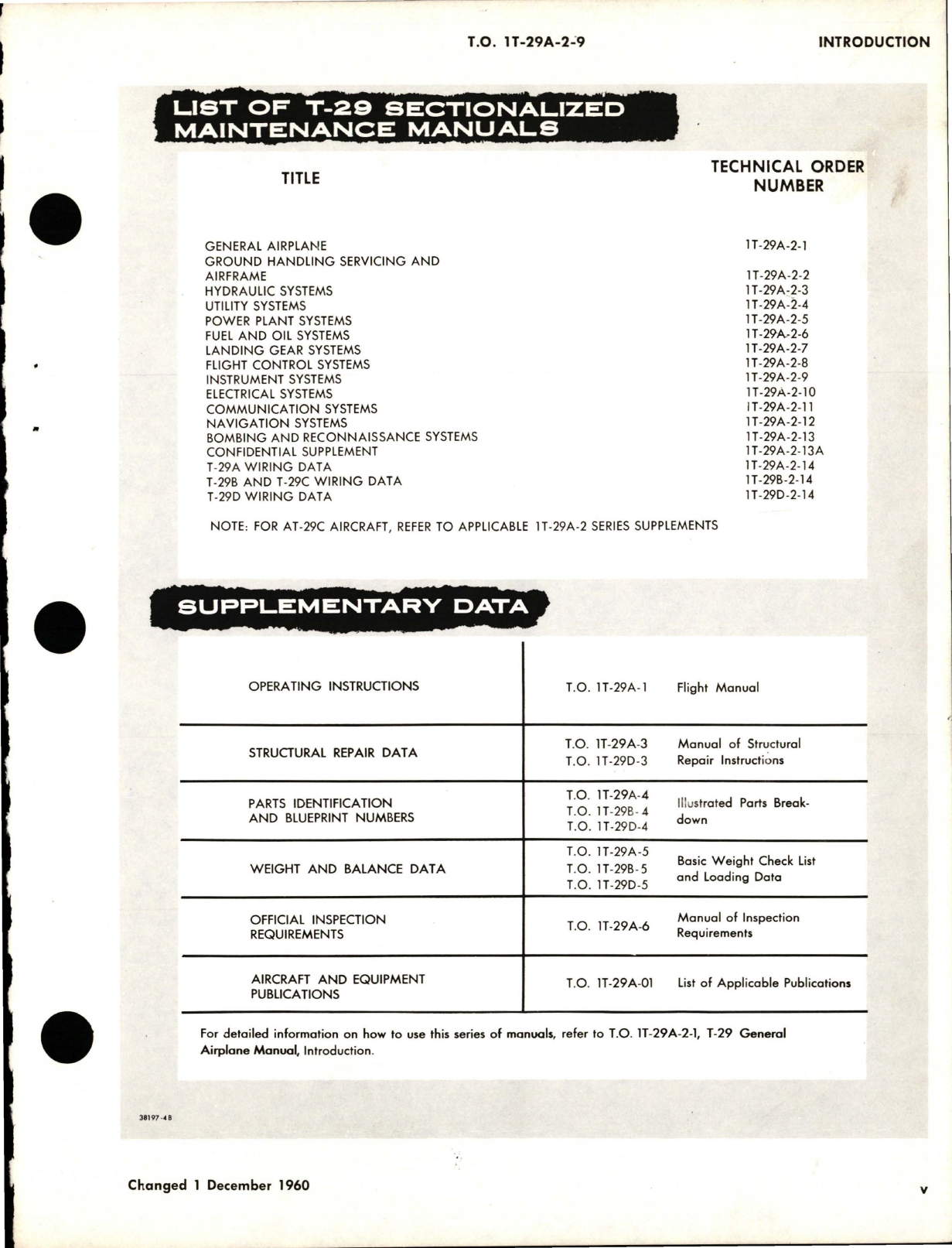 Sample page 7 from AirCorps Library document: Maintenance for Instrument Systems - T-29A, T-29B, T-29C and T-29D