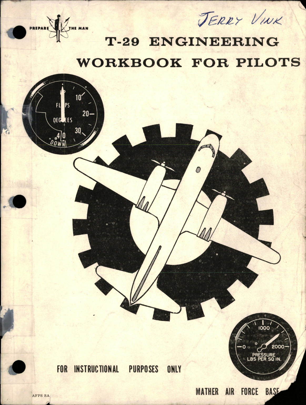 Sample page 1 from AirCorps Library document: Engineering Workbook for Pilots for T-29