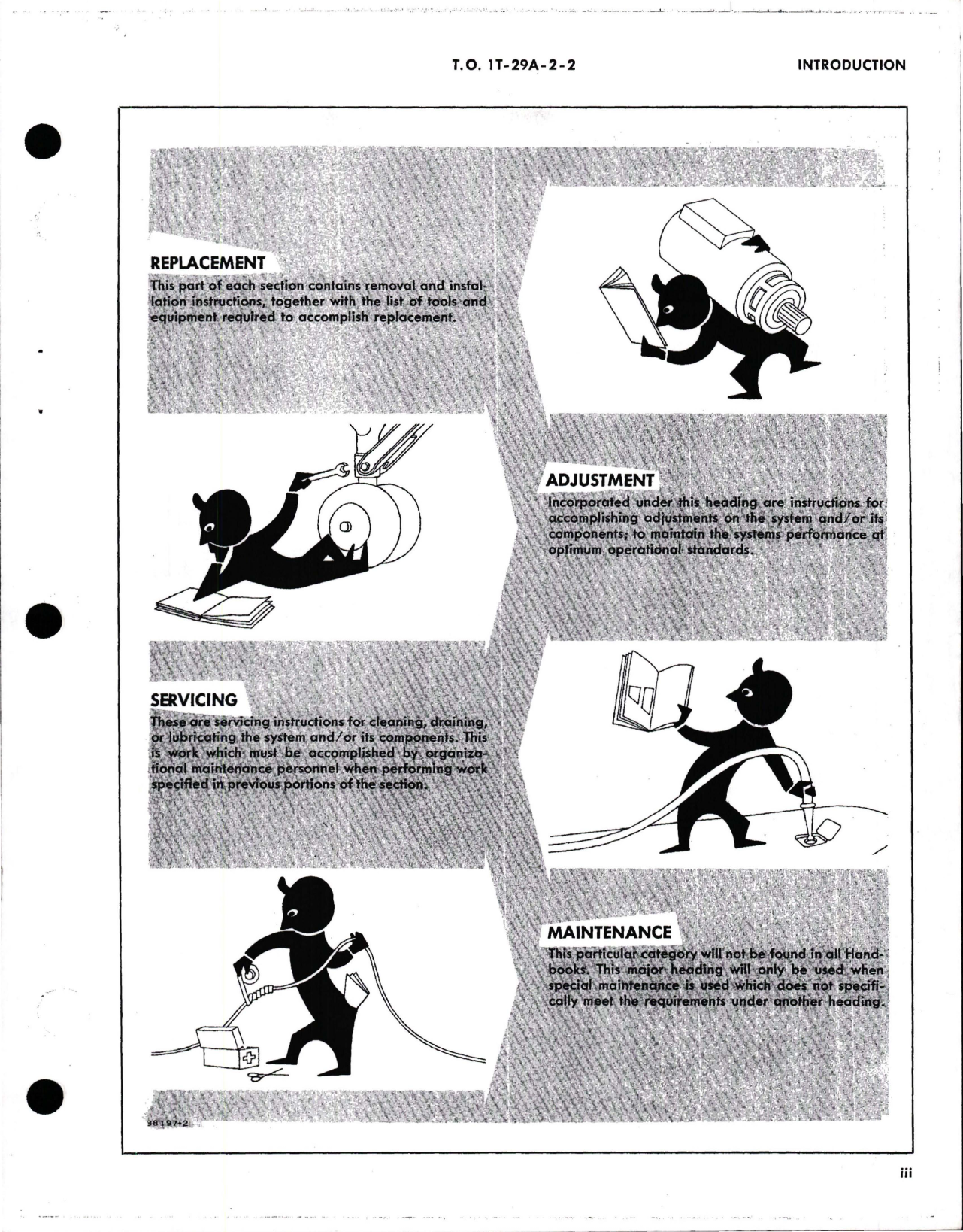 Sample page 5 from AirCorps Library document: Maintenance Manual for Ground Handling, Servicing and Airframe - T-29A, T-29B, T-29C and T-29D