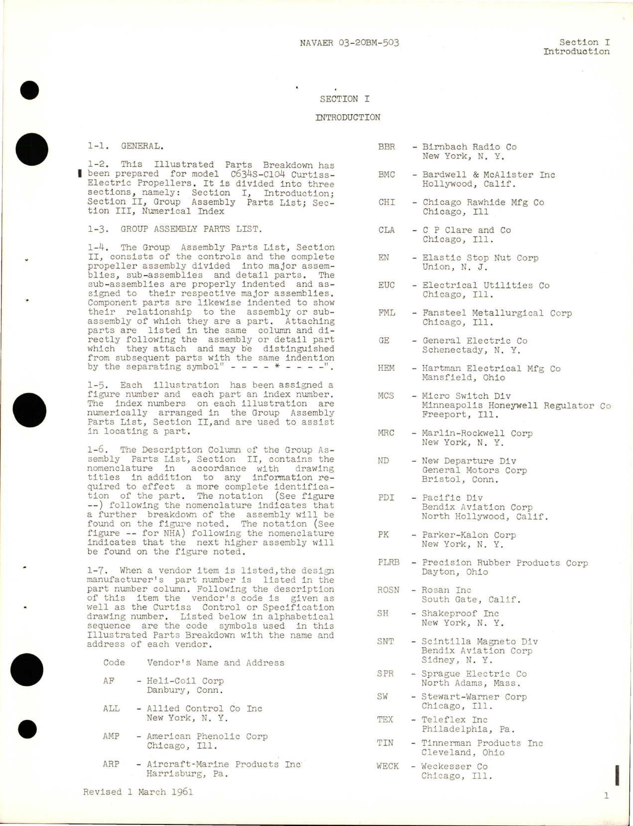 Sample page 9 from AirCorps Library document: Illustrated Parts Breakdown for Propeller and Controls - Model C634S-C104