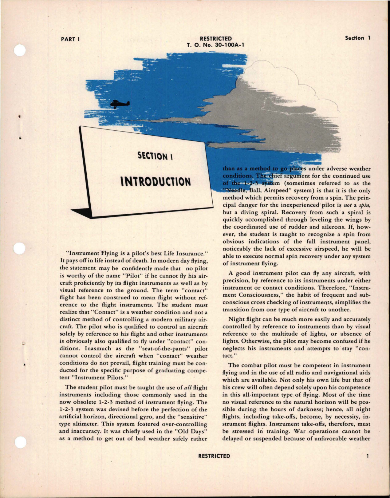 Sample page 5 from AirCorps Library document: Basic Instrument Flying without Radio Aids