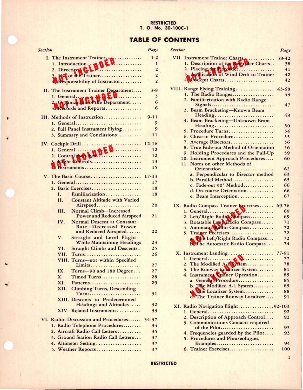 Sample page 5 from AirCorps Library document:  Instruction Guide for Instrument Flying - Instrument Trainer - Special Edition