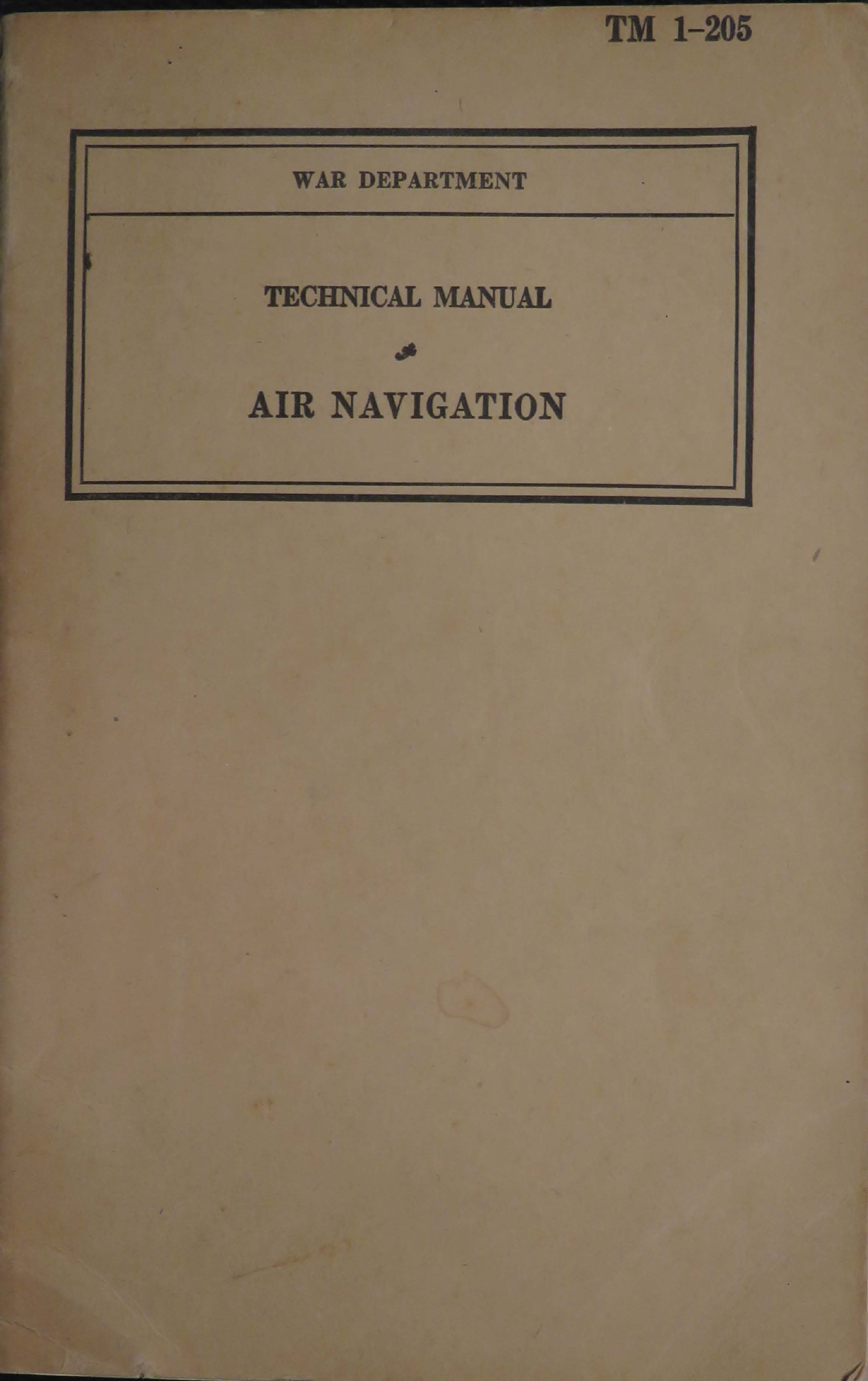 Sample page 1 from AirCorps Library document: Technical Manual for Air Navigation