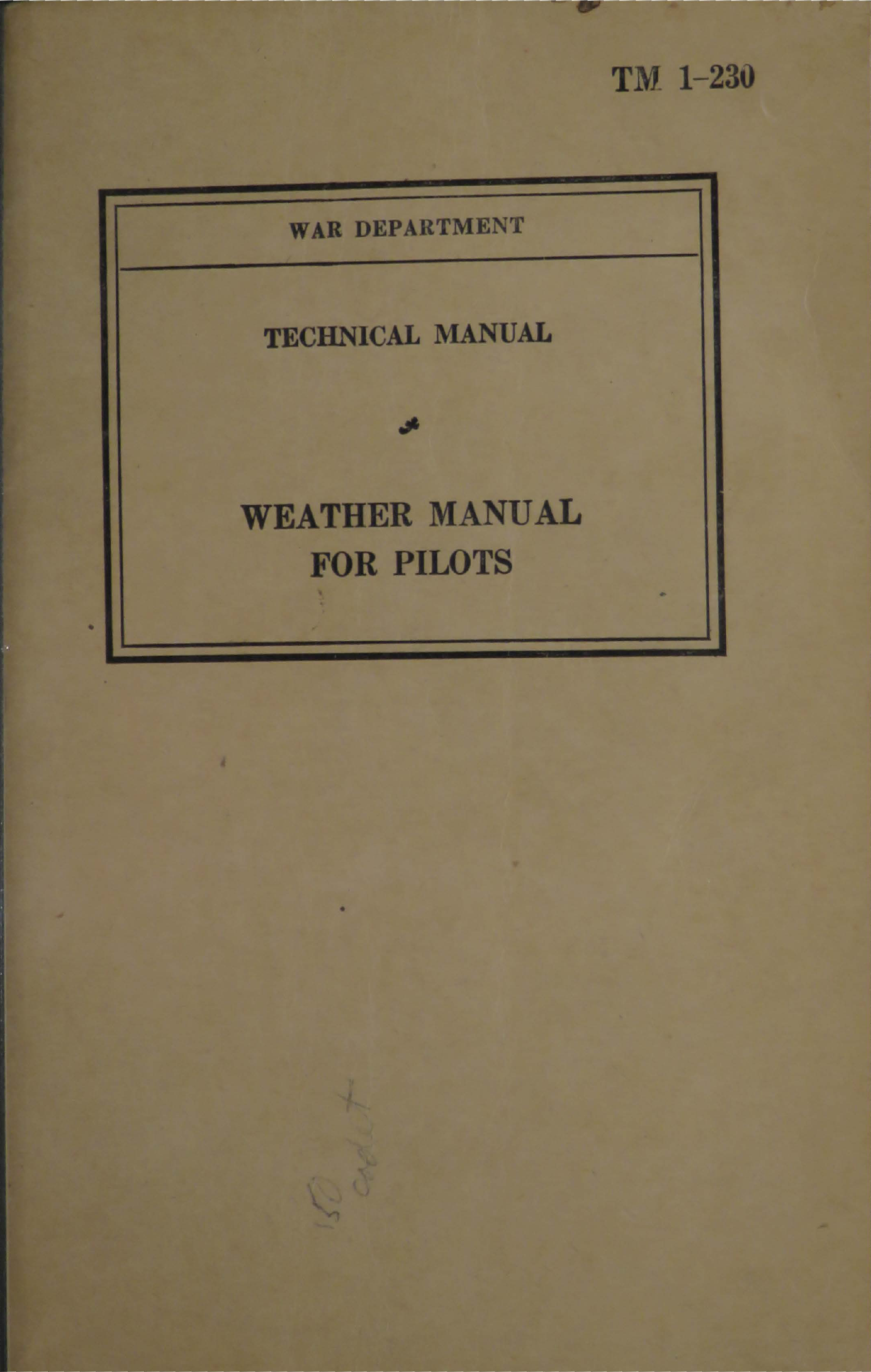 Sample page 1 from AirCorps Library document: Weather Manual for Pilots