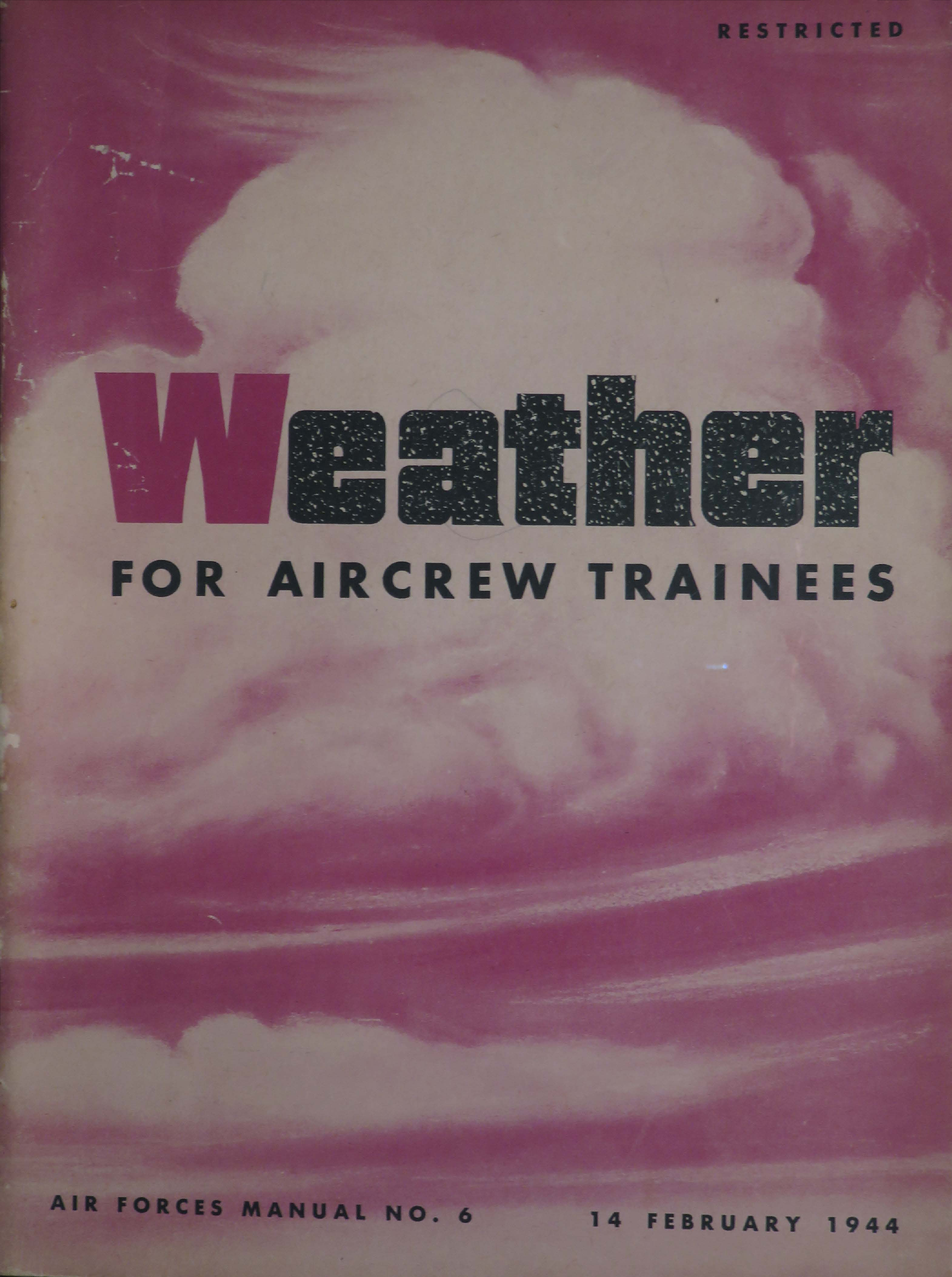 Sample page 1 from AirCorps Library document: Weather for Aircrew Trainees