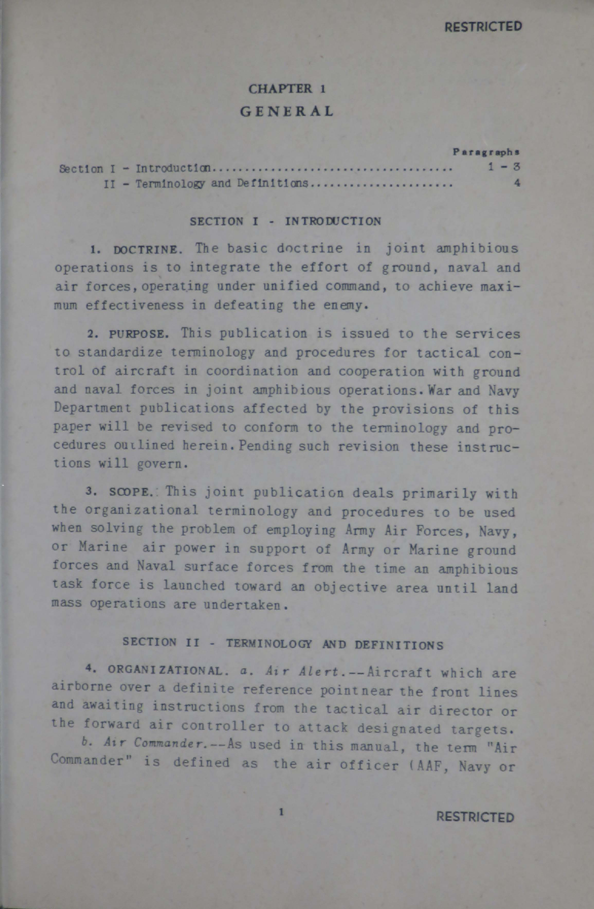 Sample page 5 from AirCorps Library document: Joint Procedures for Tactical Control of Aircraft in joint Amphibious Operations