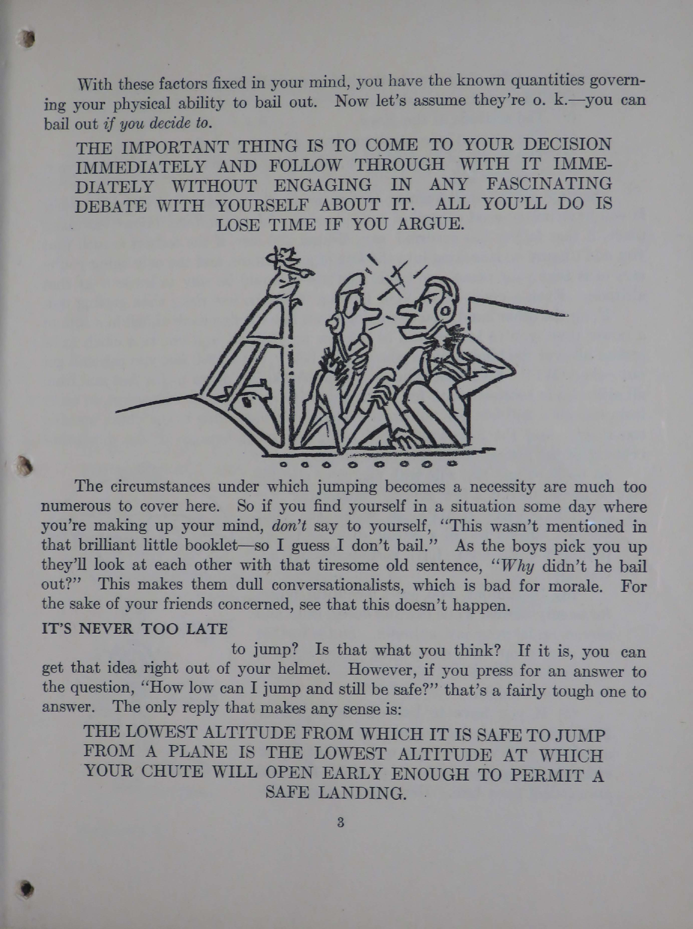 Sample page 9 from AirCorps Library document: Parachute Sense