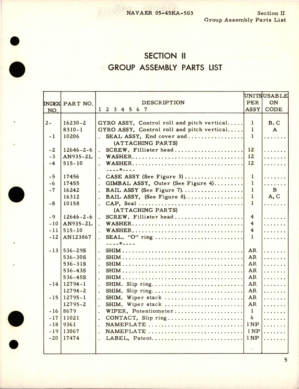 Sample page 7 from AirCorps Library document: Illustrated Parts Breakdown for K-3 Remote Pilot Kit