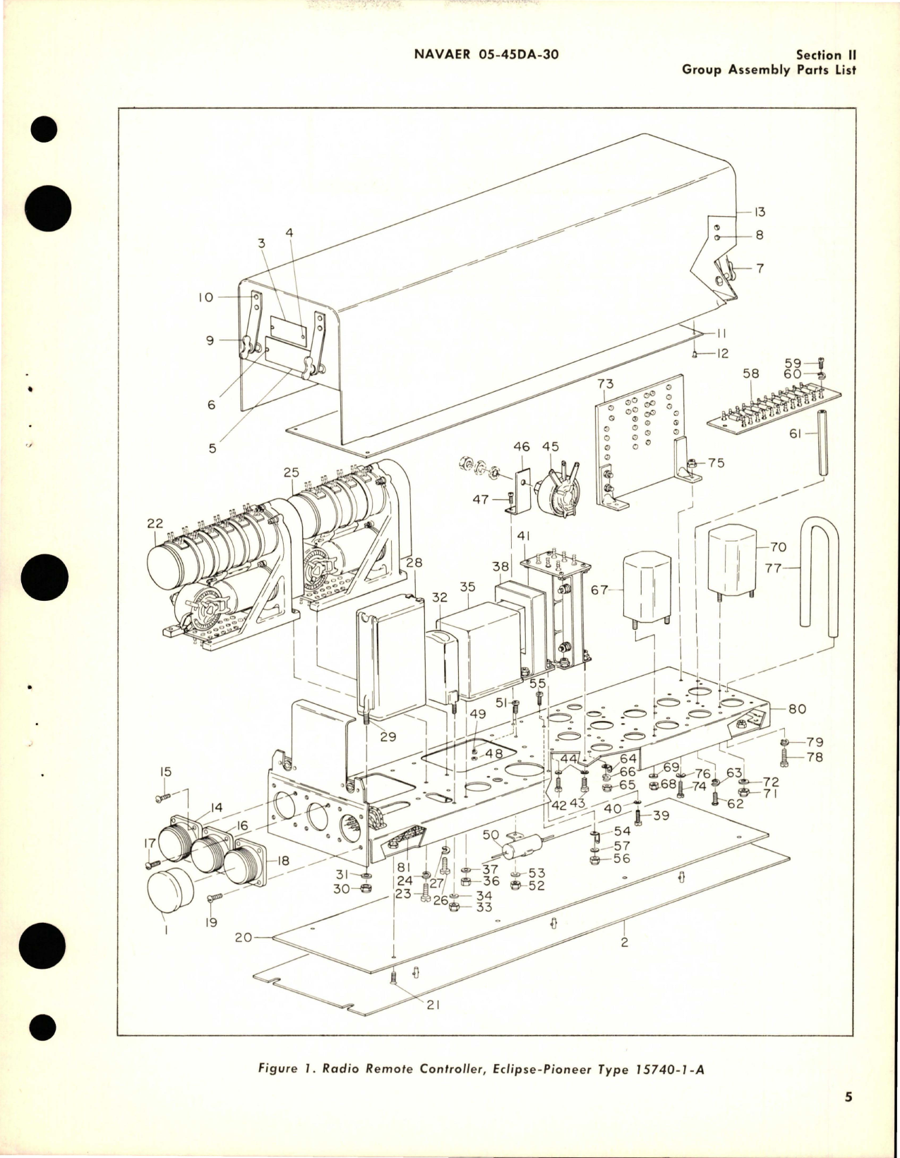 Sample page 9 from AirCorps Library document: Illustrated Parts Breakdown for Radio Remote Controller - Part 15740-1-A