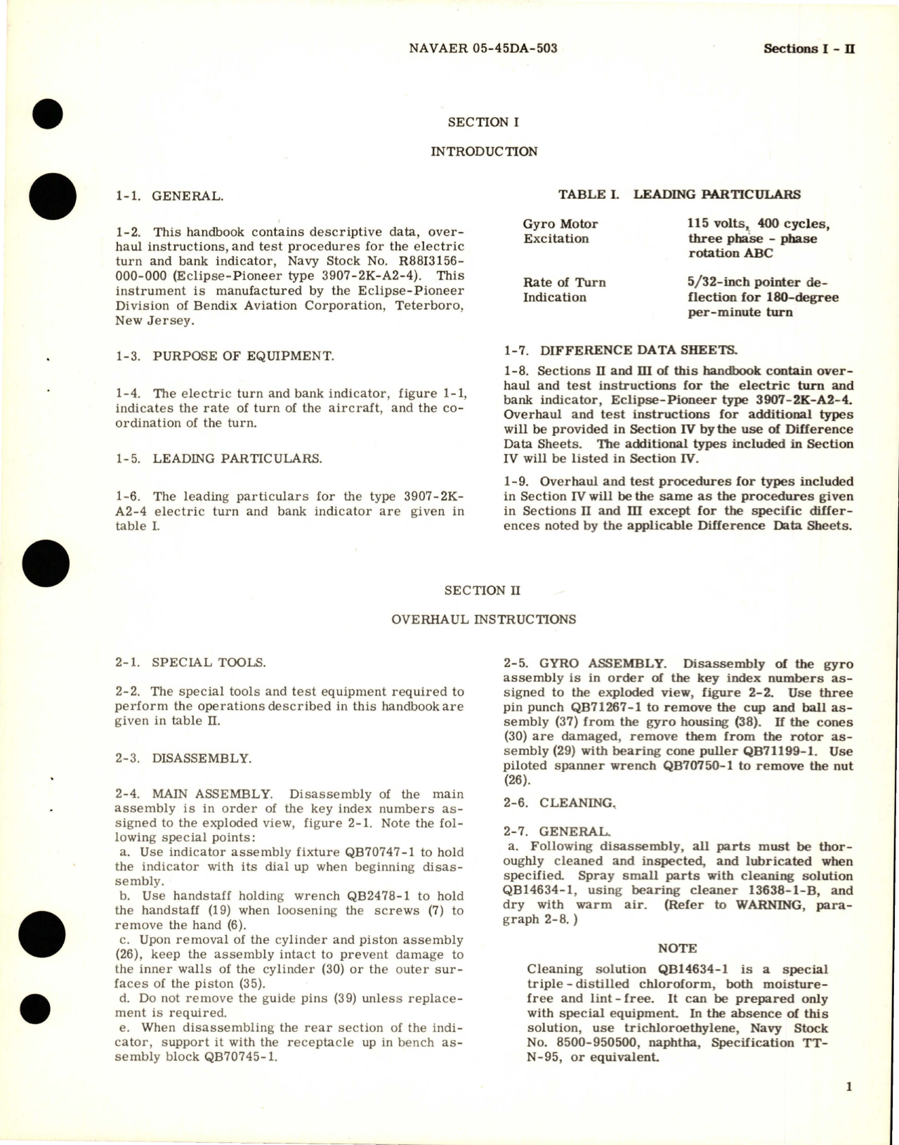 Sample page 5 from AirCorps Library document: Overhaul Instructions for Electric Turn and Bank Indicator - Part 3907-2K-A2-4