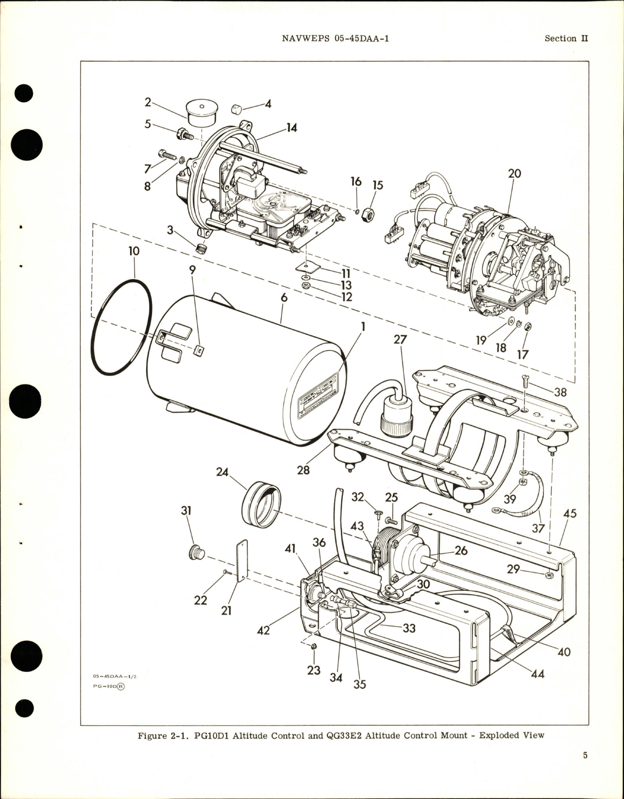 Sample page 9 from AirCorps Library document: Overhaul Instructions for Altitude Control - PG10D1 and Altitude Control Mount - QG33E2