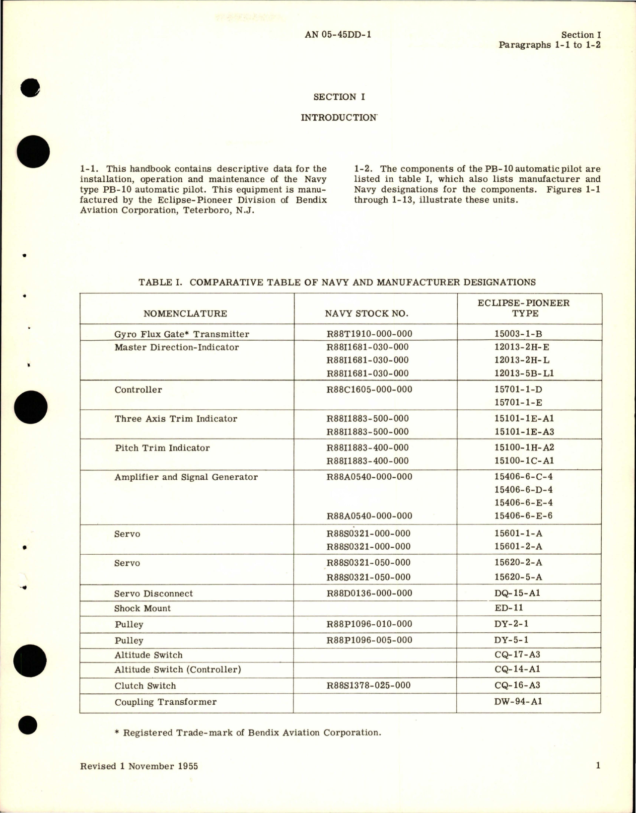 Sample page 7 from AirCorps Library document: Operation and Service Instructions for Automatic Pilot - PB-10
