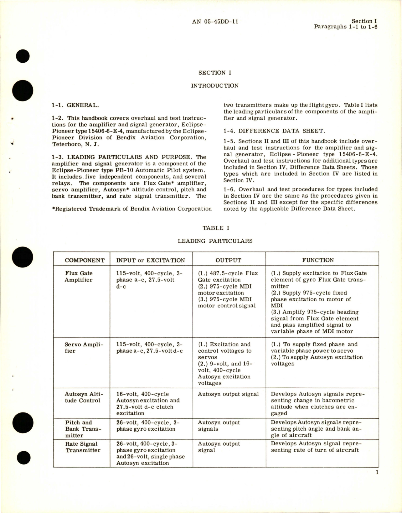 Sample page 5 from AirCorps Library document: Overhaul Instructions for Amplifier and Signal Generator - Parts 15406-6-C-4, 15406-6-D-4, 15406-6-E-4, and 15406-6-E-6