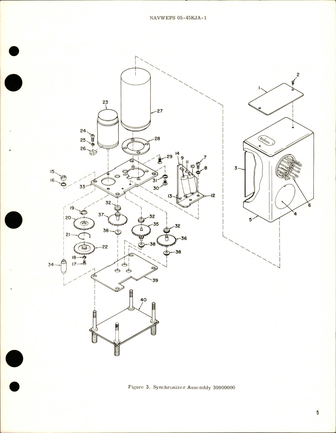 Sample page 5 from AirCorps Library document: Overhaul Instructions with Parts Breakdown for Synchronizer Assy - 30900000 