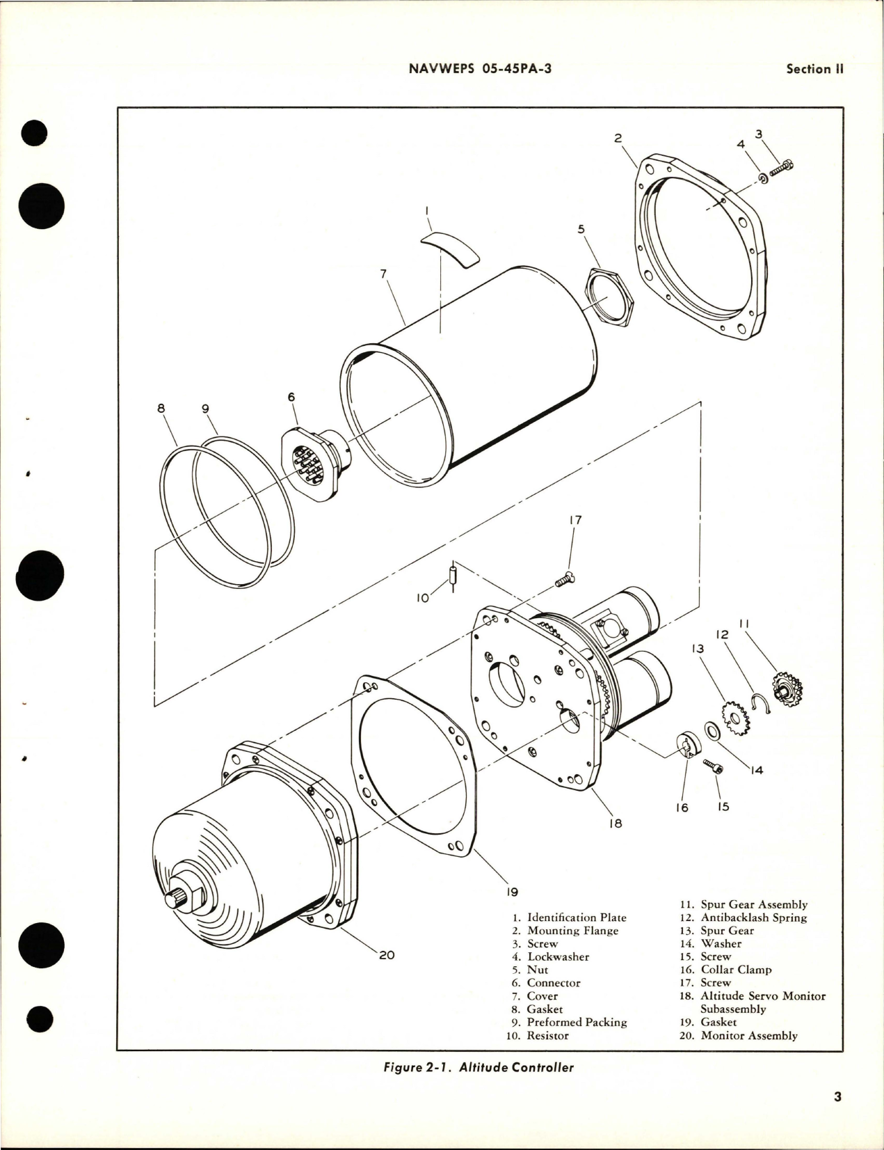 Sample page 7 from AirCorps Library document: Overhaul Instructions for Altitude Controller - Part B33601 00 001