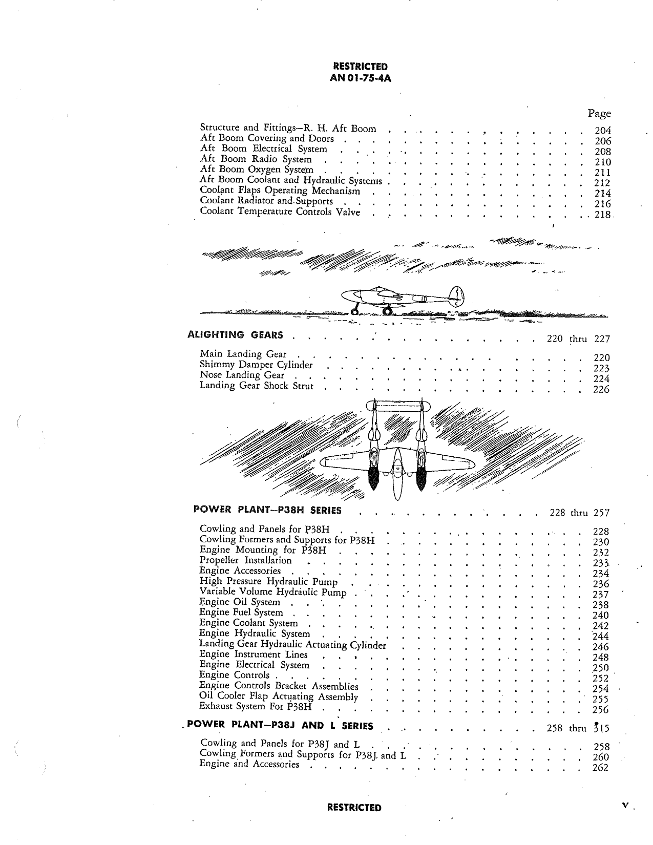 Sample page 7 from AirCorps Library document: Parts Catalog for Airplane Models P-38H, P-38J, P-38L, and F-5B